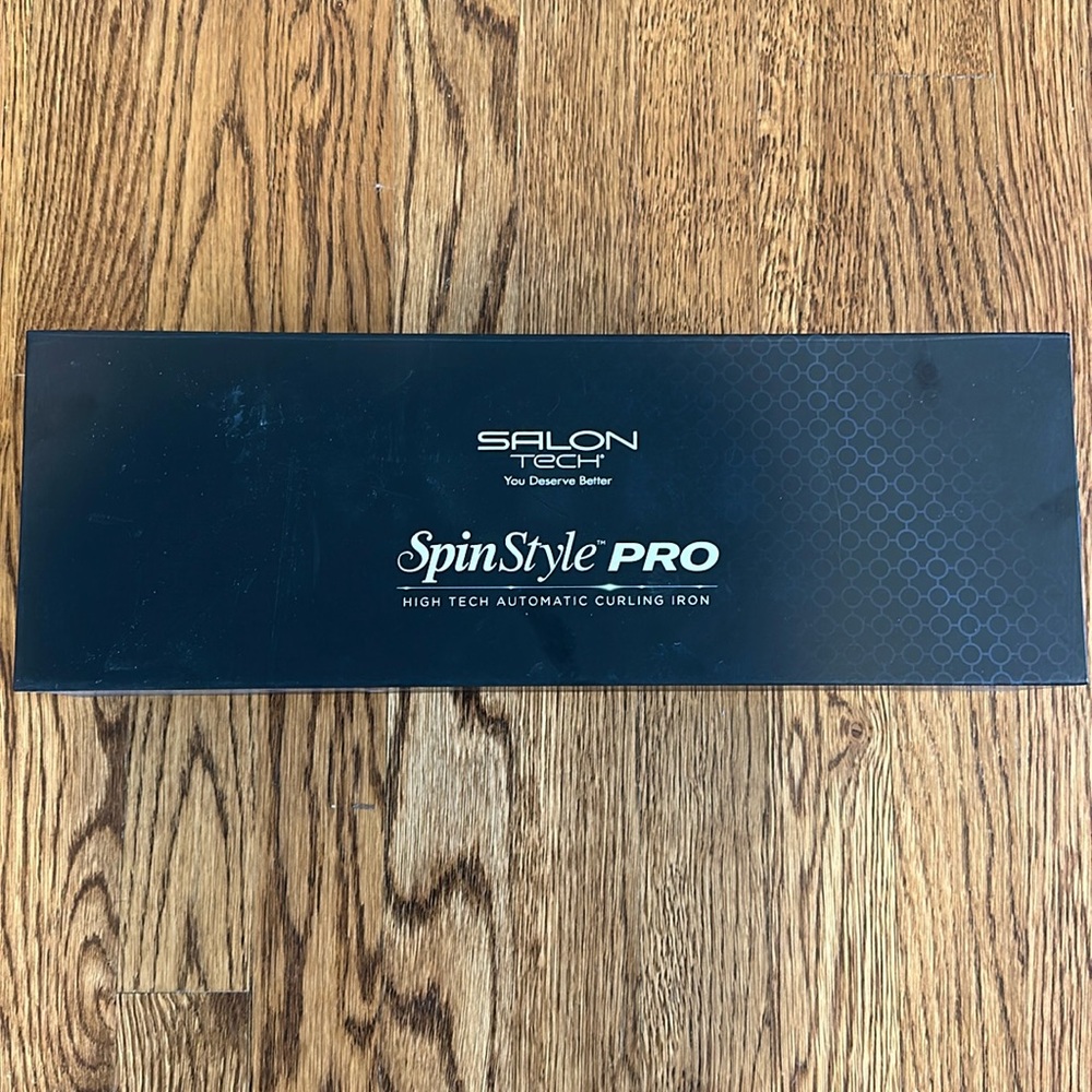 NWT NIB Salon Tech SpinStyle Pro High Tech Automatic Curling Iron
